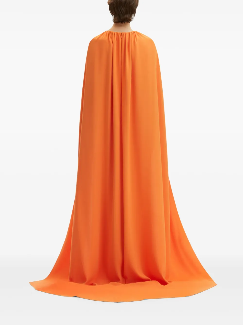 Oscar de la Renta Tuniek met gesmockt detail Oranje