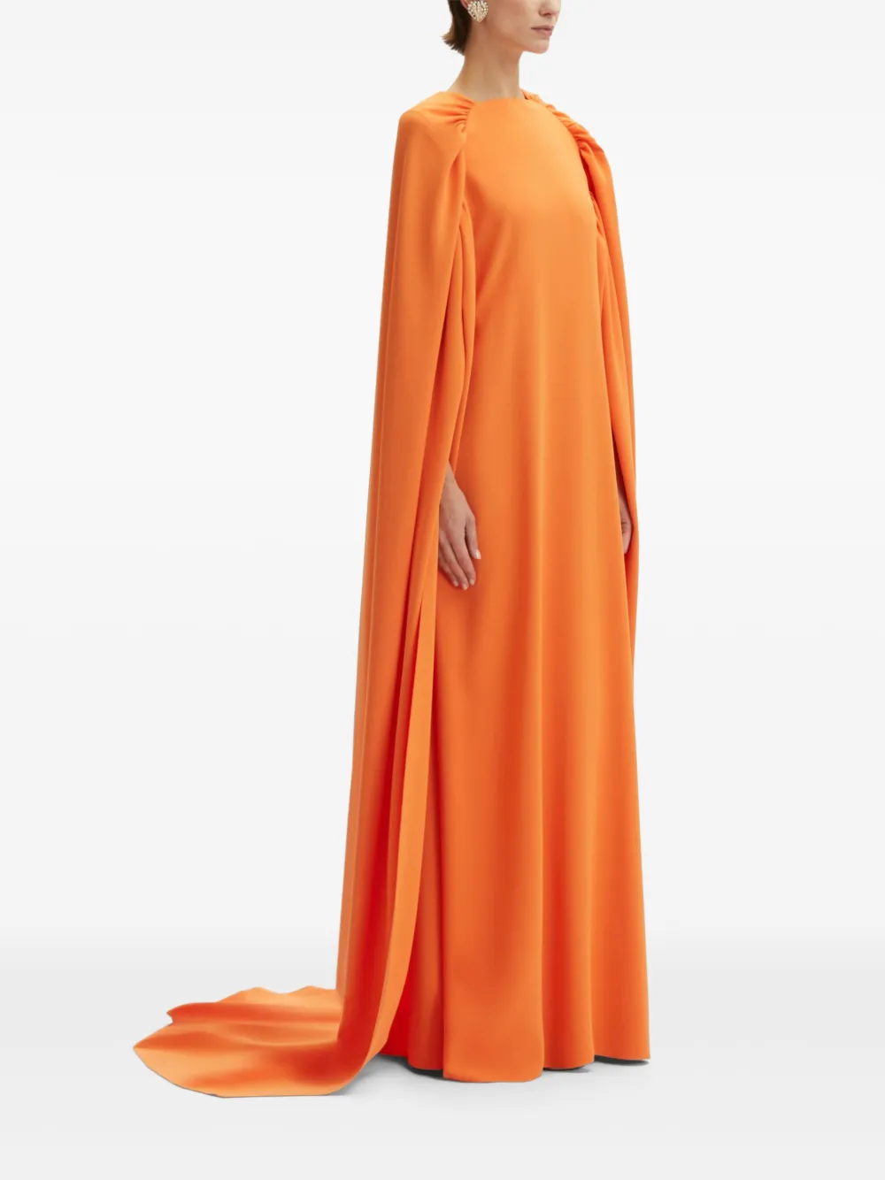 Oscar de la Renta Tuniek met gesmockt detail Oranje