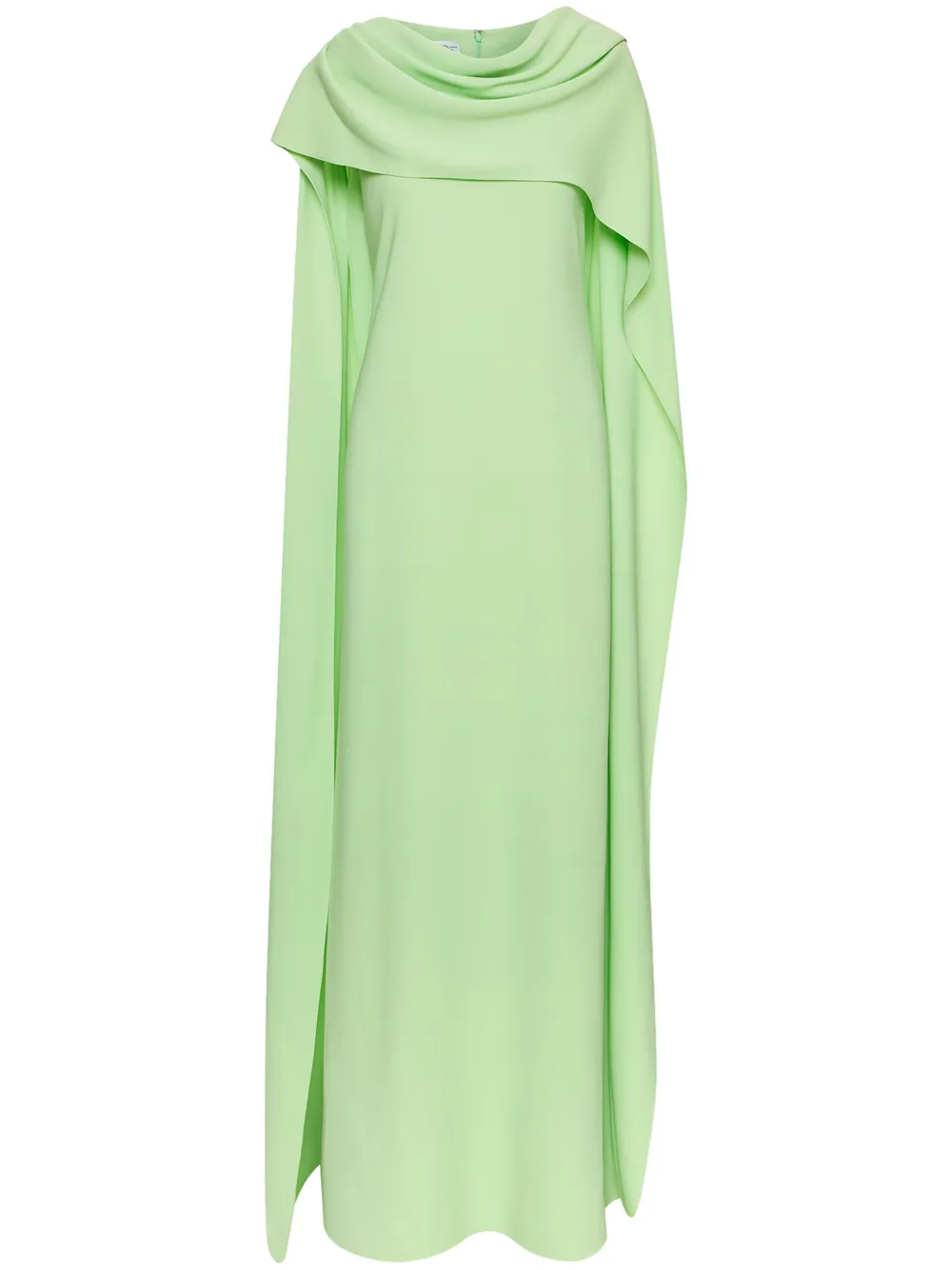 Oscar de la Renta Gedrapeerde Georgette tuniek Groen