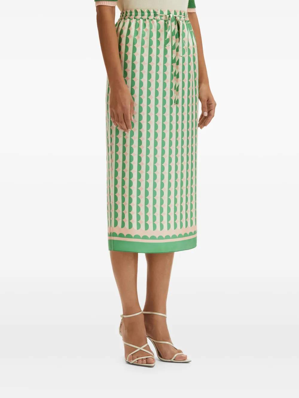 Oscar de la Renta Gonna in seta con stampa | Abbigliamento | Image 4