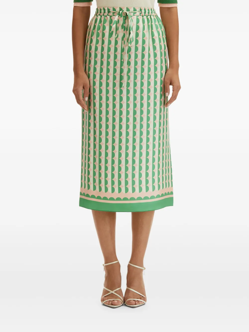 Oscar de la Renta Gonna in seta con stampa | Gonne | Image 3