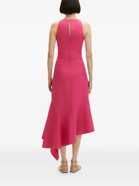 Oscar de la Renta asymmetric hem dress 25SN215DSWBTP - 3