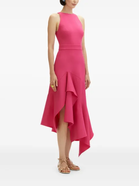 Oscar de la Renta asymmetric hem dress 25SN215DSWBTP - 2