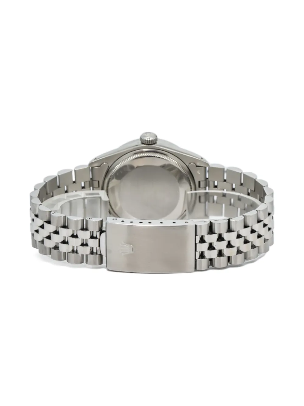 Pre-owned Rolex Oyster Perpetual Date 34mm In White