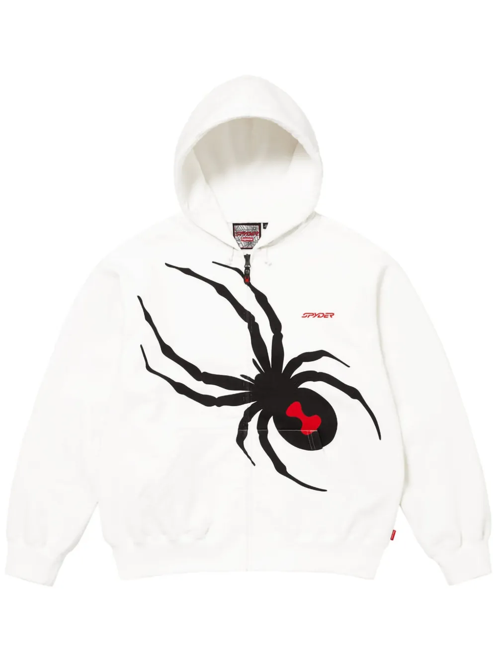 Supreme x Spyder Hoodie mit Logo-Print - Weiß