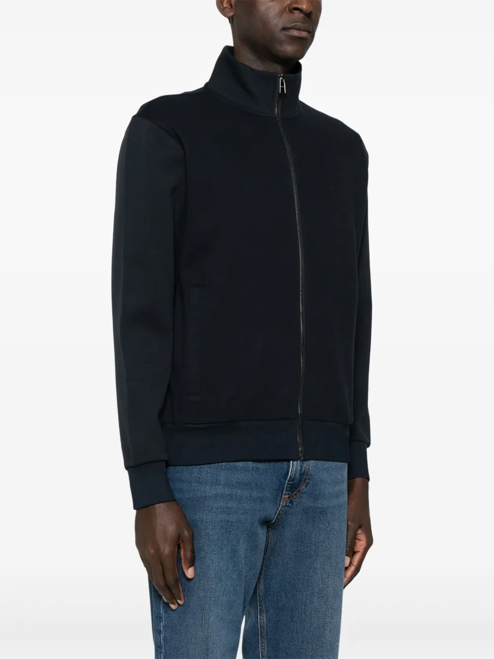 BOSS Jack met ritssluiting Blauw