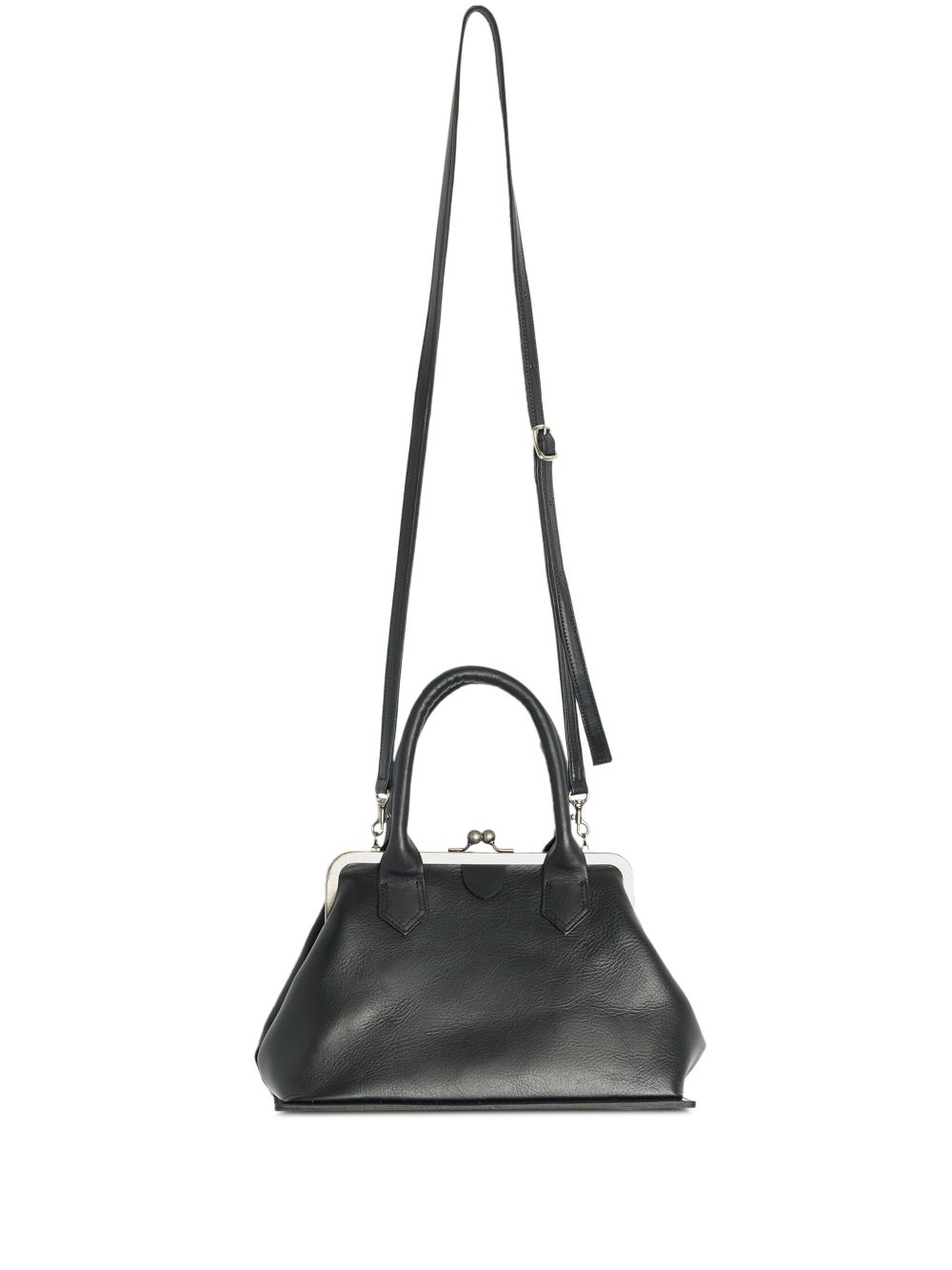 Y's metal-clasp tote bag - Black