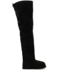 Amina Muaddi Heidi over-the-knee boots - Blue