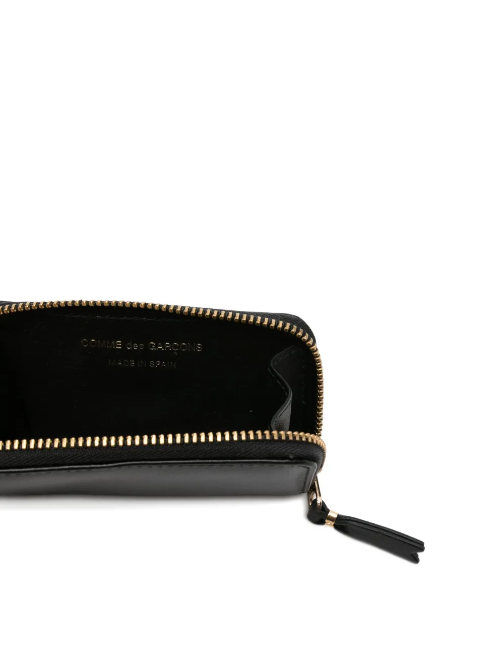  Comme Des Garçons Leather Wallet - Black 