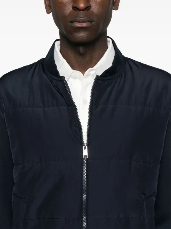 BOSS ボンバージャケット | ブルー | FARFETCH JP