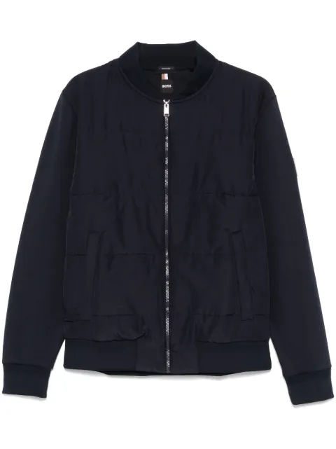 BOSS chamarra bomber con parche del logo