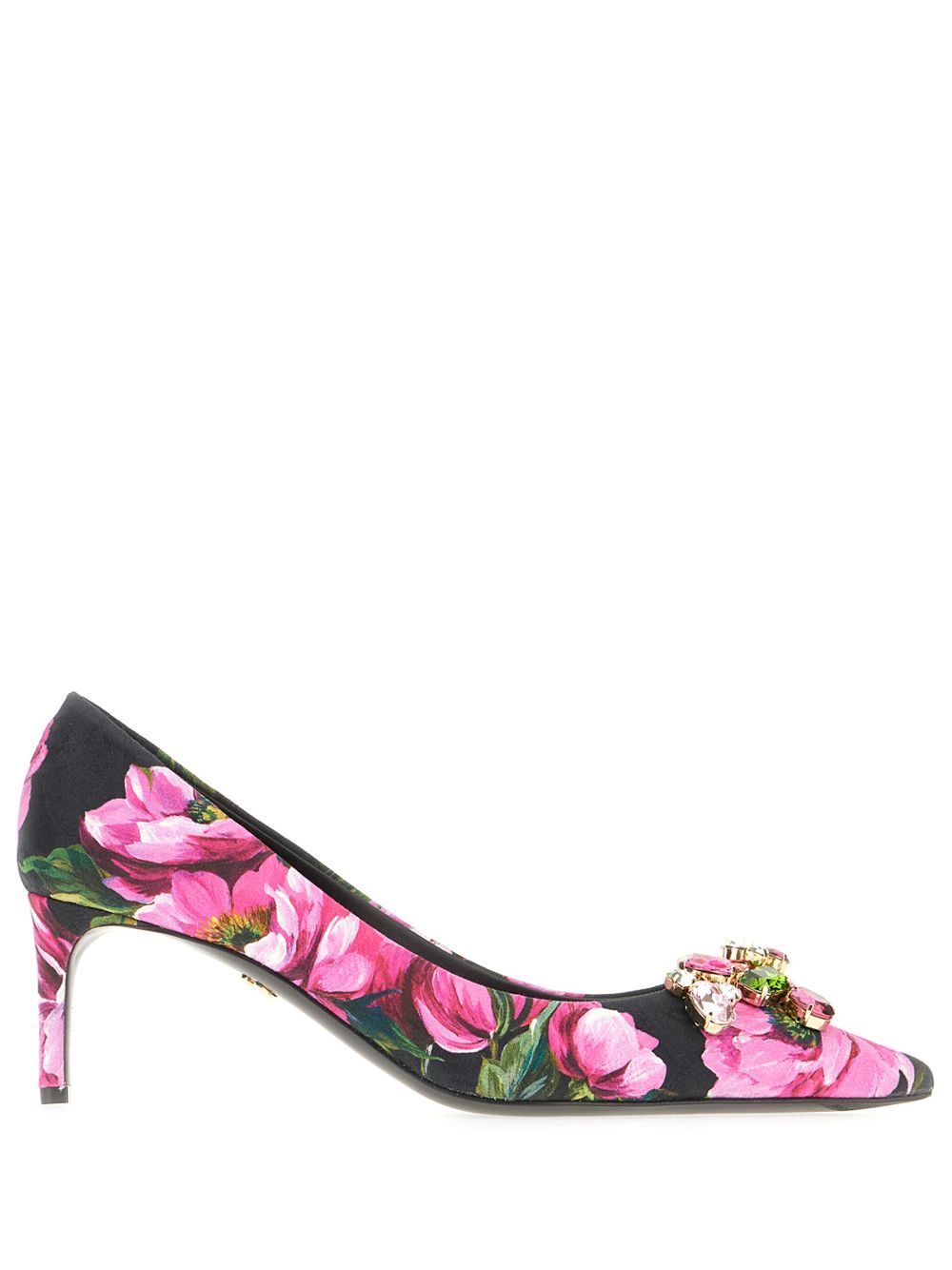 Dolce & Gabbana floral-print pumps Pink