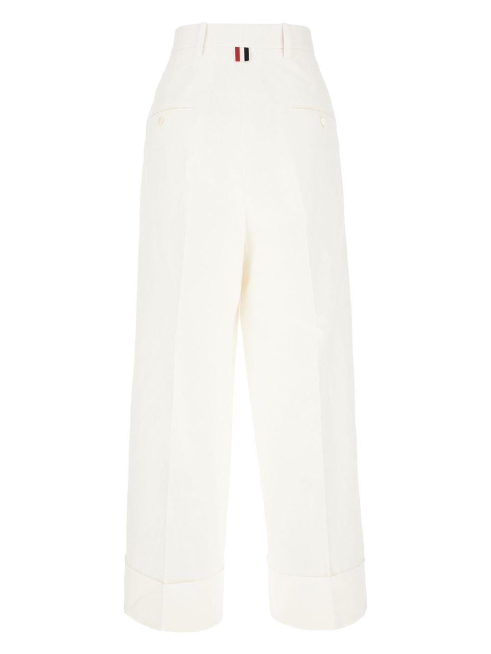 Thom Browne high-waisted trousers - White