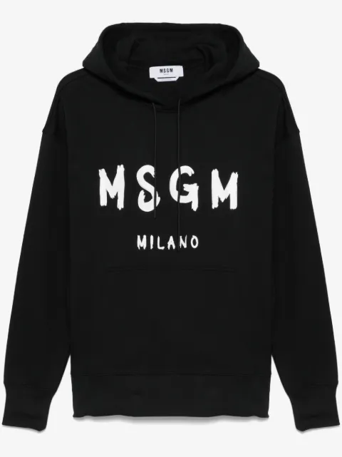 MSGM logo-print hoodie