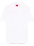 BOSS camp-collar T-shirt - White