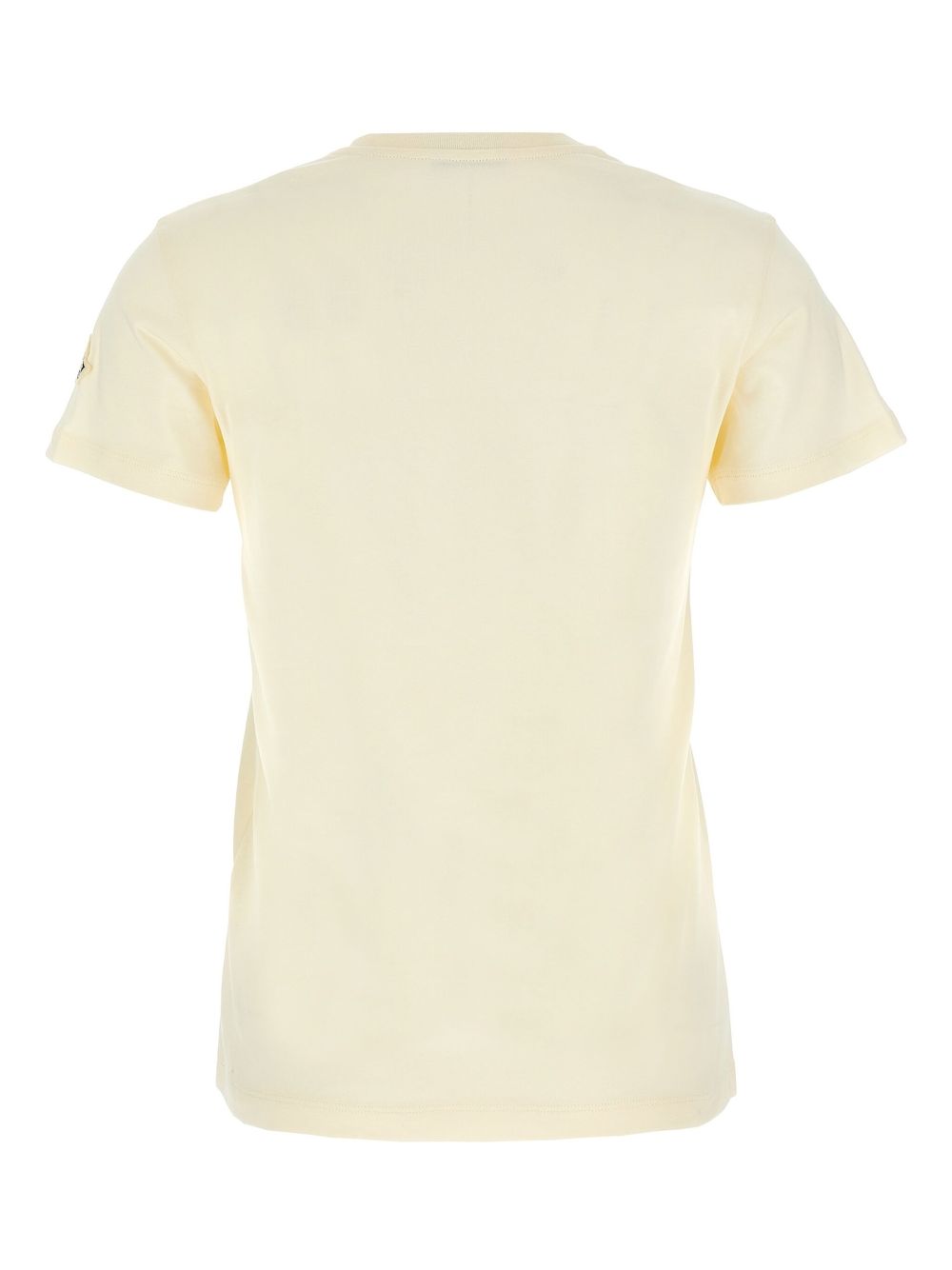 Moncler logo embroidery t-shirt - Wit