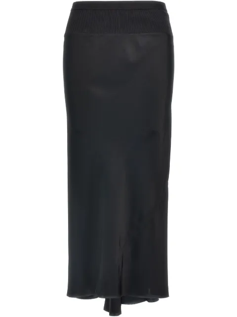 Rick Owens falda acampanada al bies