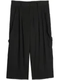 Y's O-Front big-pocket trousers - Black