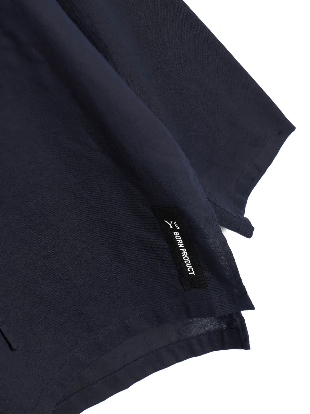 Y's Split-neck Hoodie In Blue