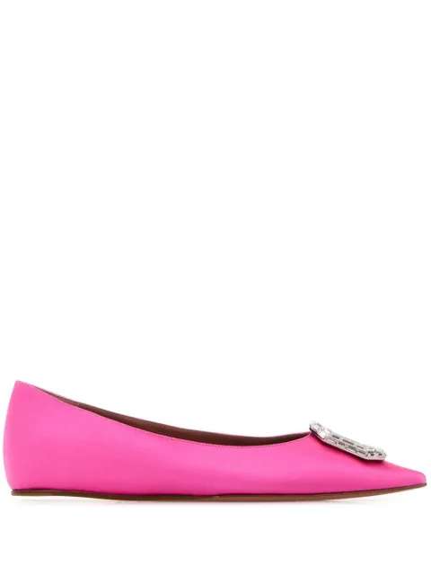 Amina Muaddi Camelia ballerina shoes