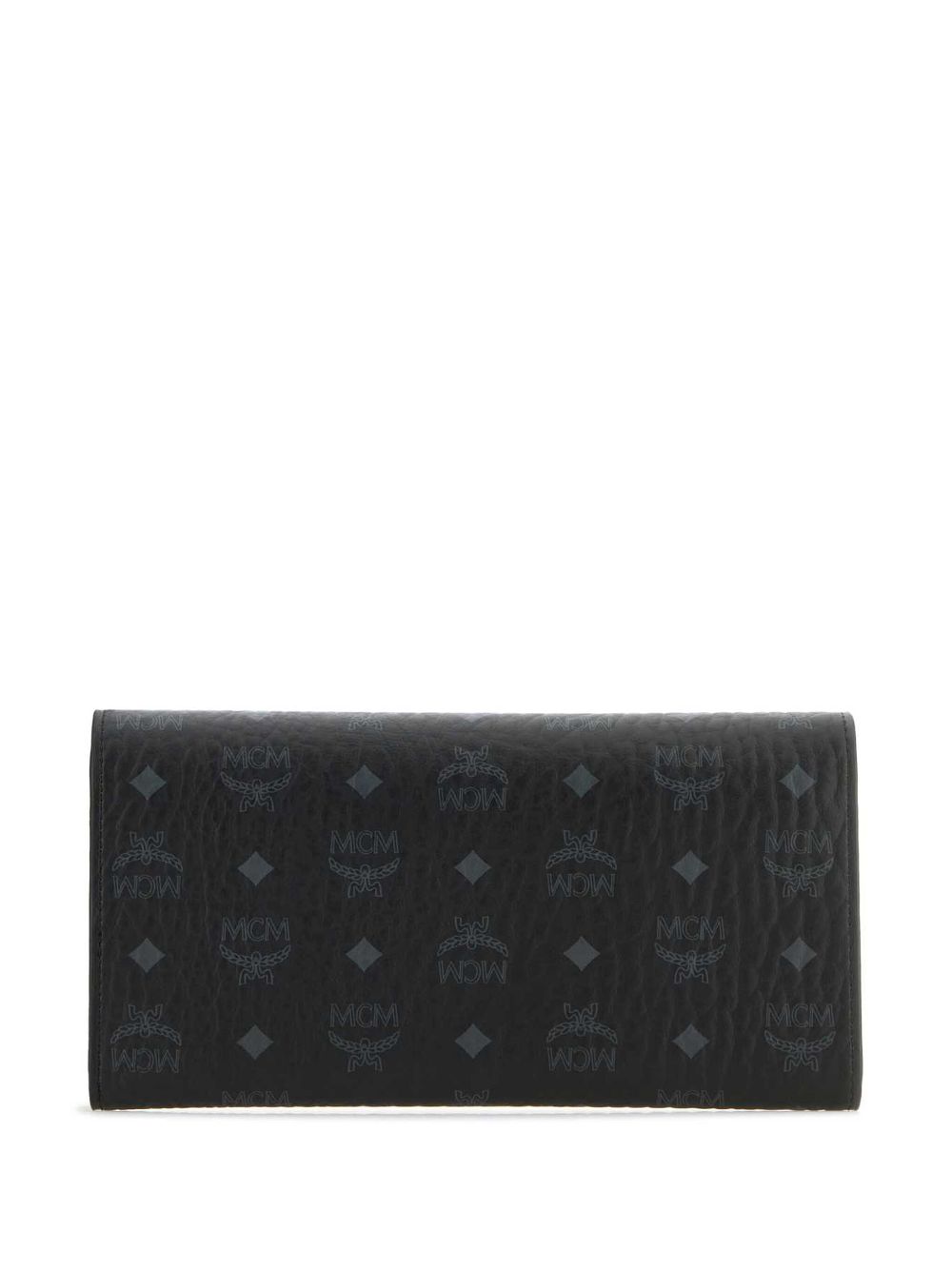 MCM large Aren continental wallet - Zwart