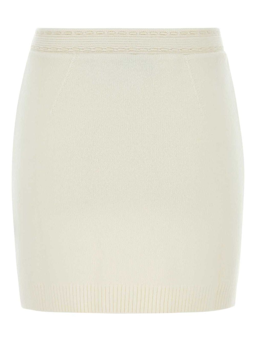 FENDI cashmere mini skirt - Wit