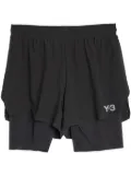 Y-3 M Run+Tigh SS25 shorts - Black