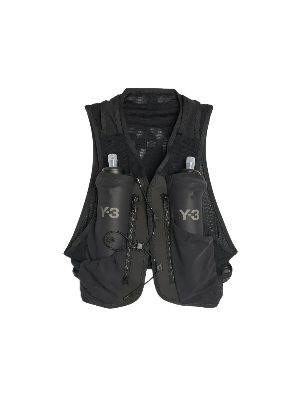 Y-3 Logo-print Running Vest In Black