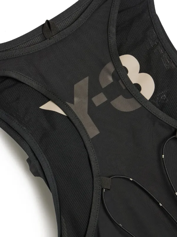 Y-3 ロゴ ランニングトップ | ブラック | FARFETCH JP