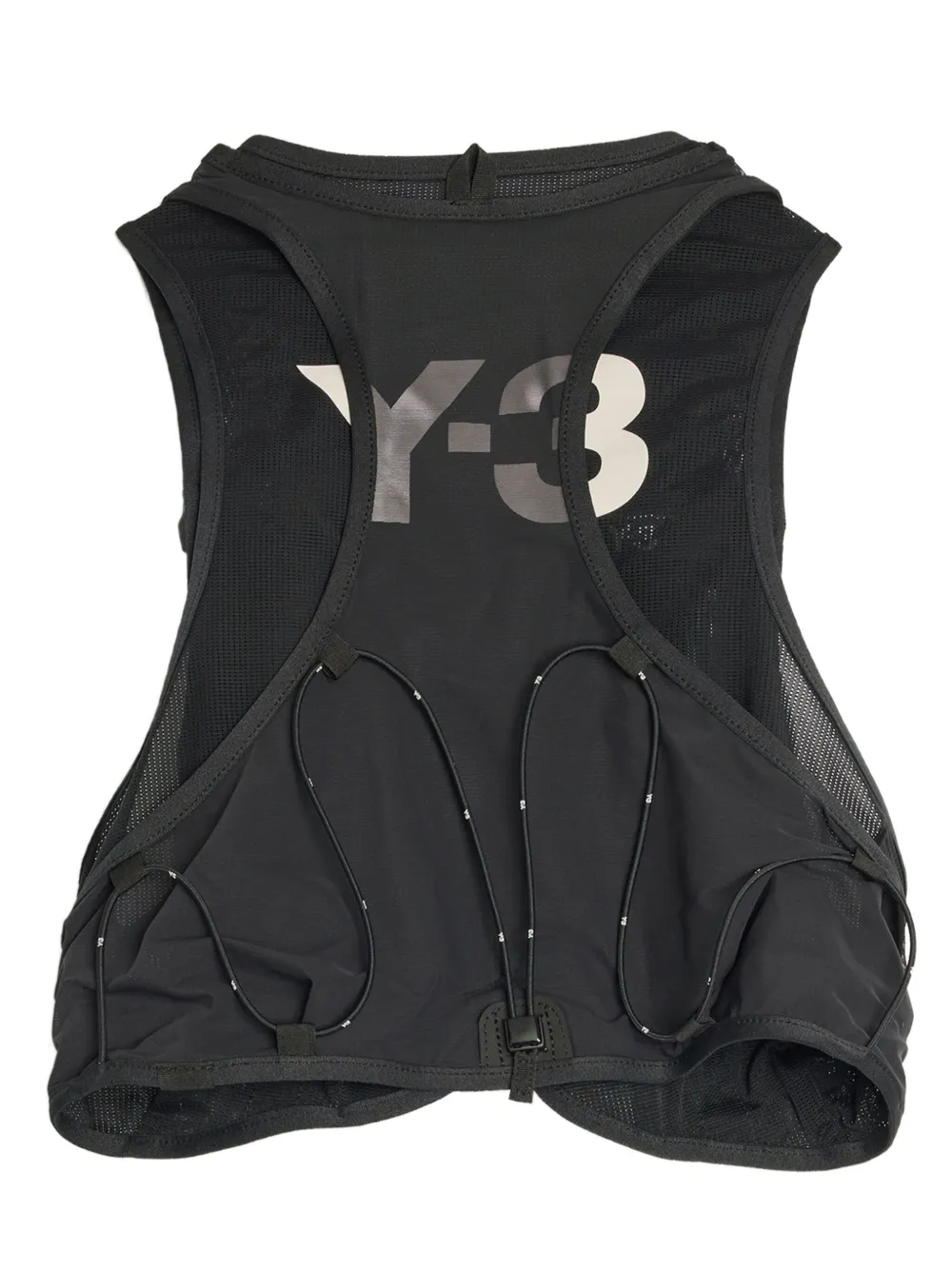 Y-3 Hardloopvest met logoprint - Zwart