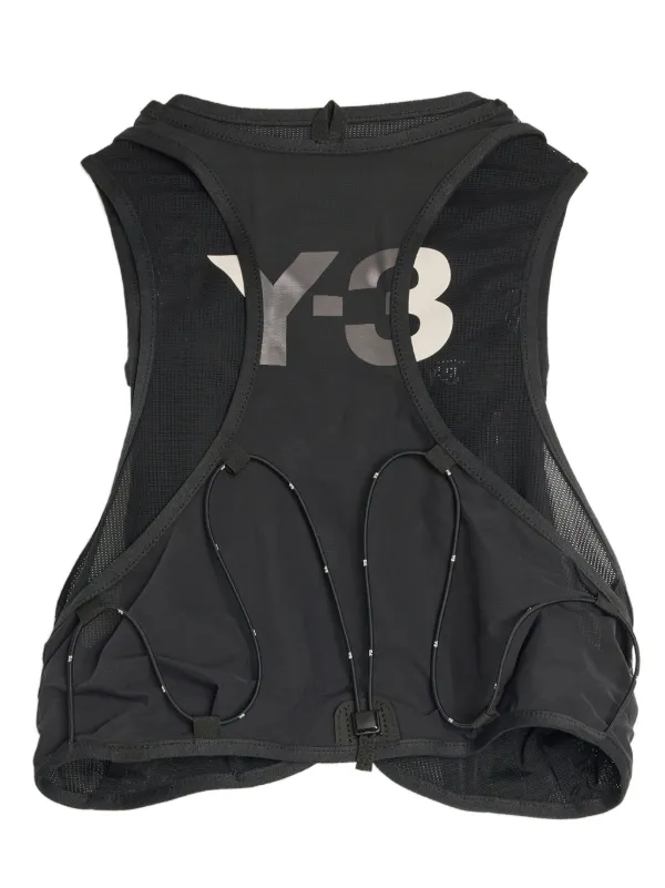 ハンサム度がアップする【Y-3】ロゴ ランニングトップ Y-3 ロゴ ランニングトップ | ブラック | FARFETCH JP