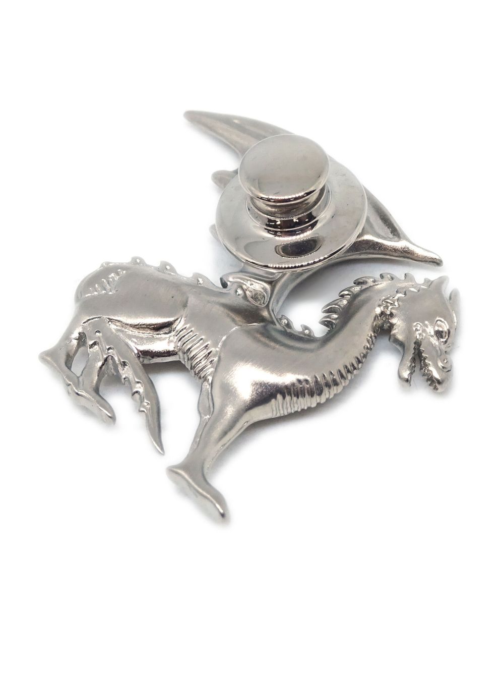 Hermès Pre-Owned 1990-2000s Dragon broche - Zilver