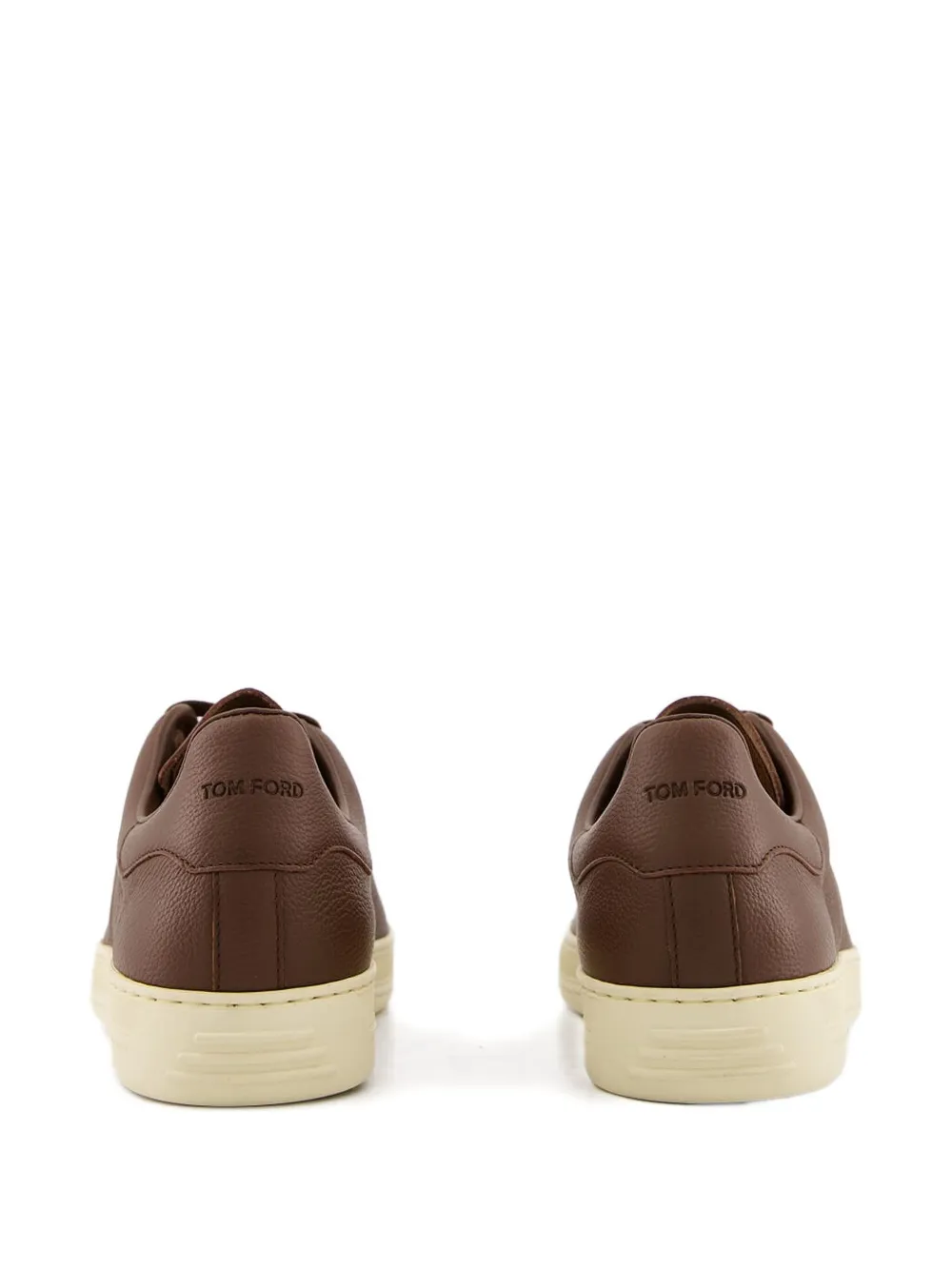 TOM FORD leather sneakers Brown