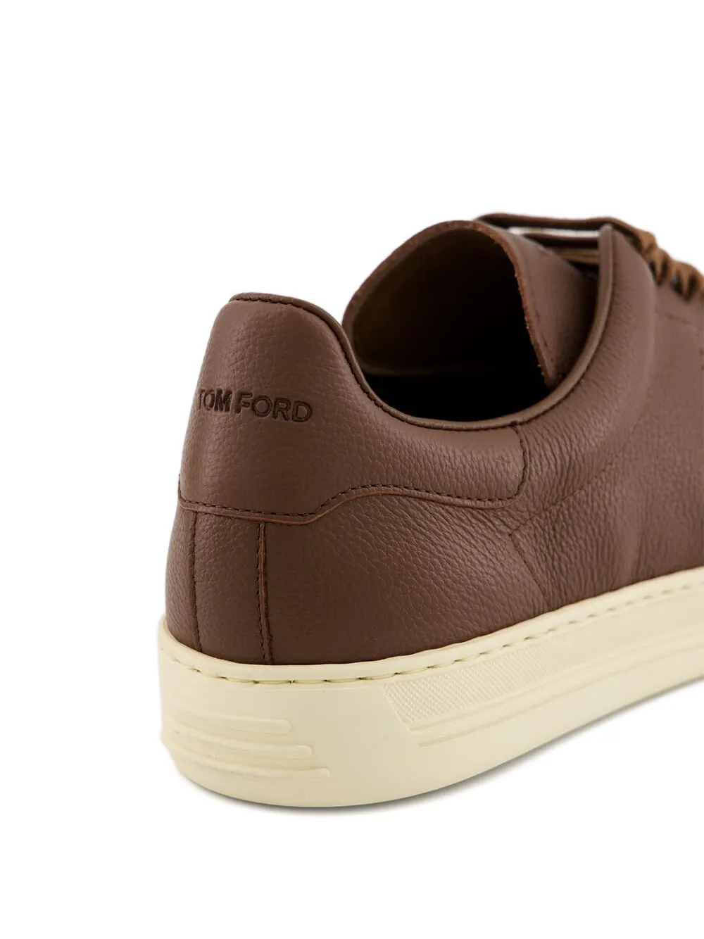 TOM FORD leather sneakers Brown