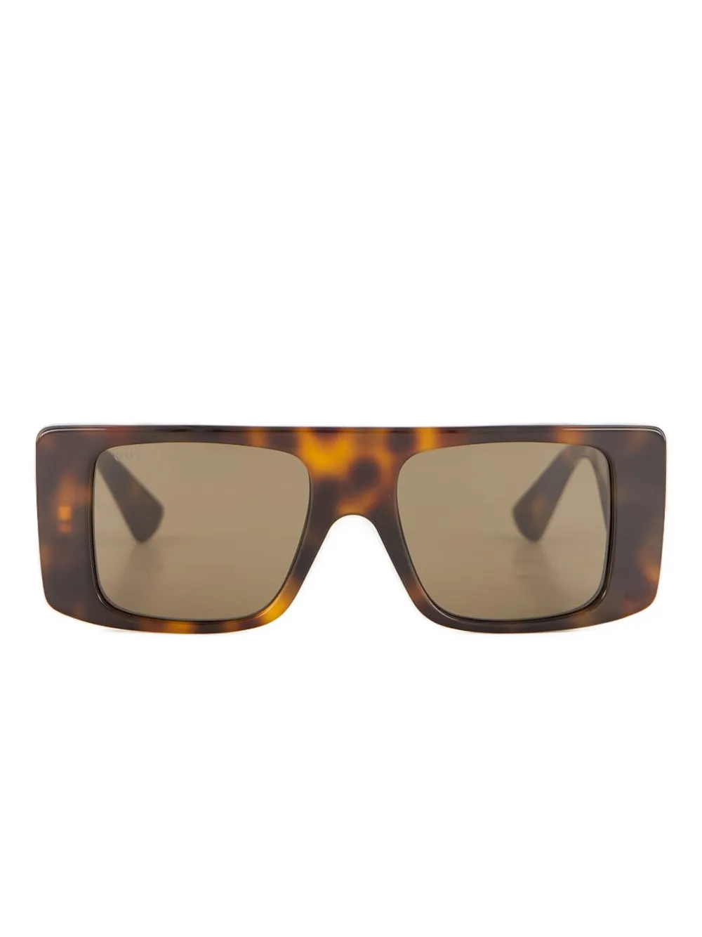 Gucci Eyewear Occhiali da sole squadrati - Marrone