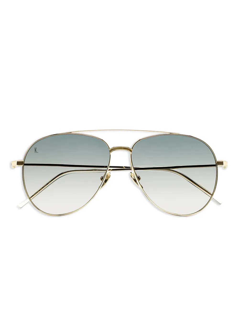 Kaleos Strauch pilot-frame sunglasses | Gold | Image 1