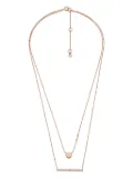 Michael Kors double-layered necklace - ROSEGOLD