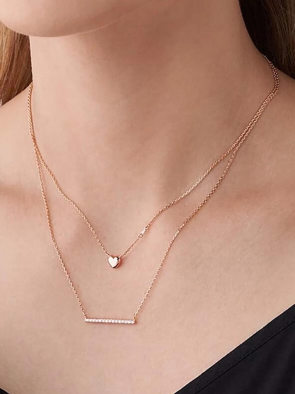Michael Kors Gelaagde halsketting - ROSEGOLD