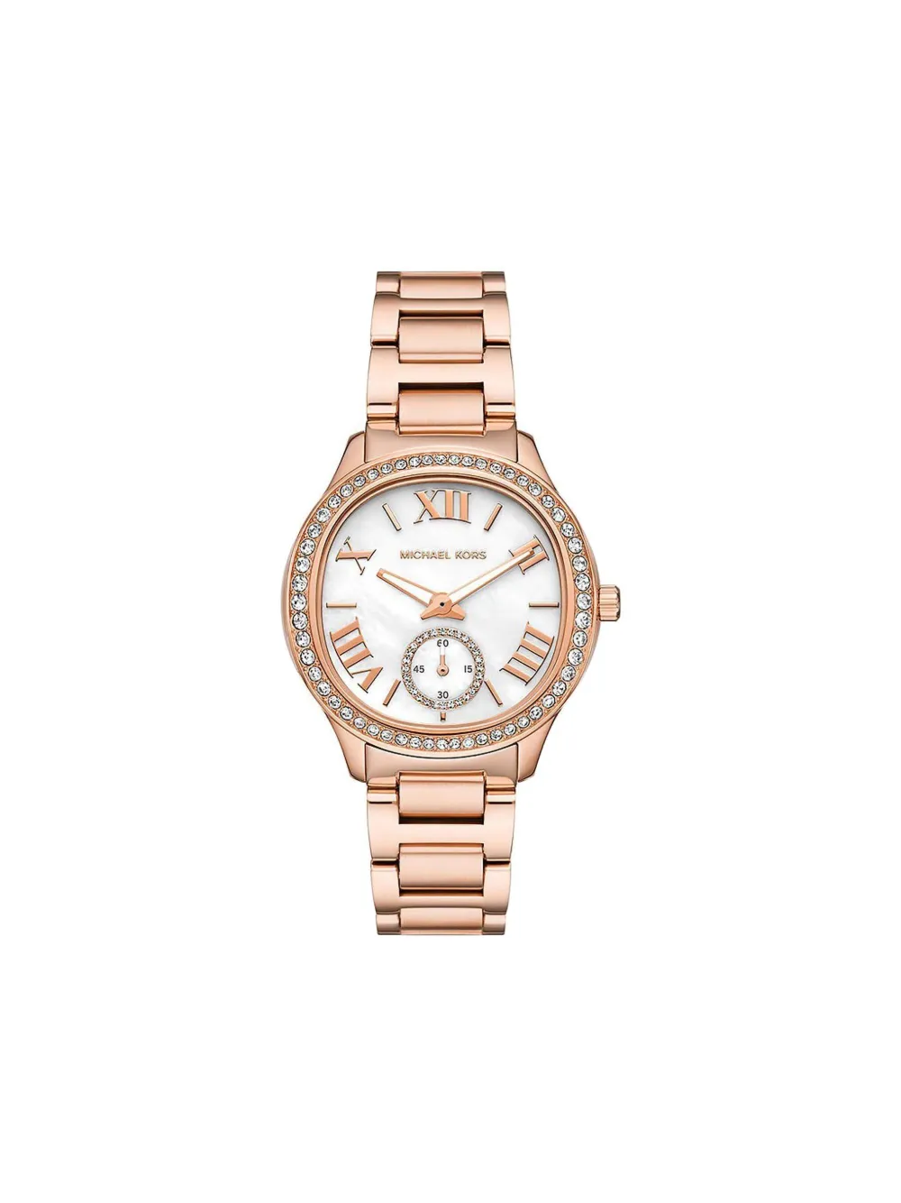 Michael Kors Sage 38mm 腕時計 - ホワイト Michael Kors Sage 38mm 腕時計 - ホワイト