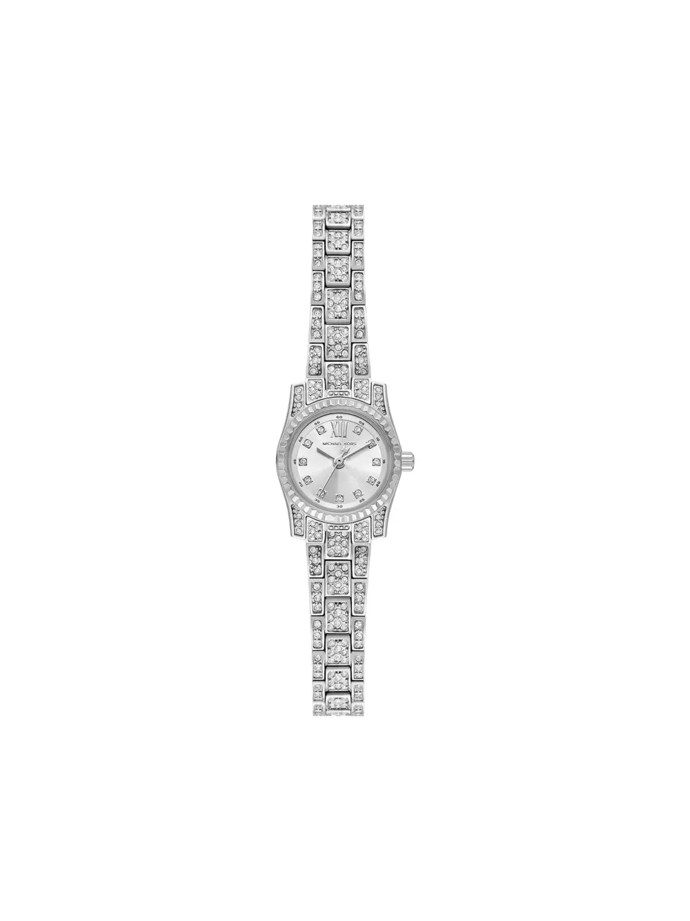 Michael Kors Mini Lexington 19mm Watch In Silver