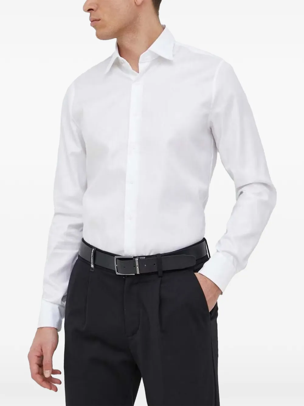 Michael Kors Overhemd met geborduurd logo Wit