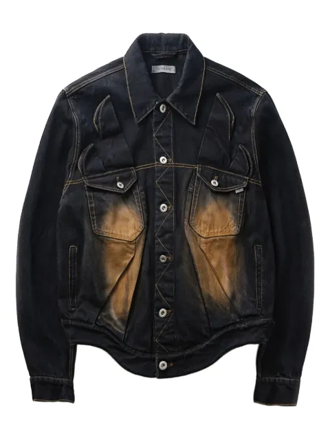 JUNTAE KIM faded-effect denim jacket