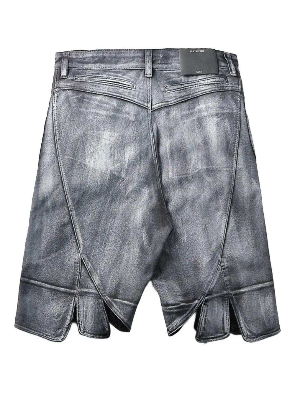 JUNTAE KIM Shorts met vlakken - Grijs