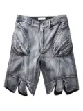 JUNTAE KIM panelled shorts - Grey