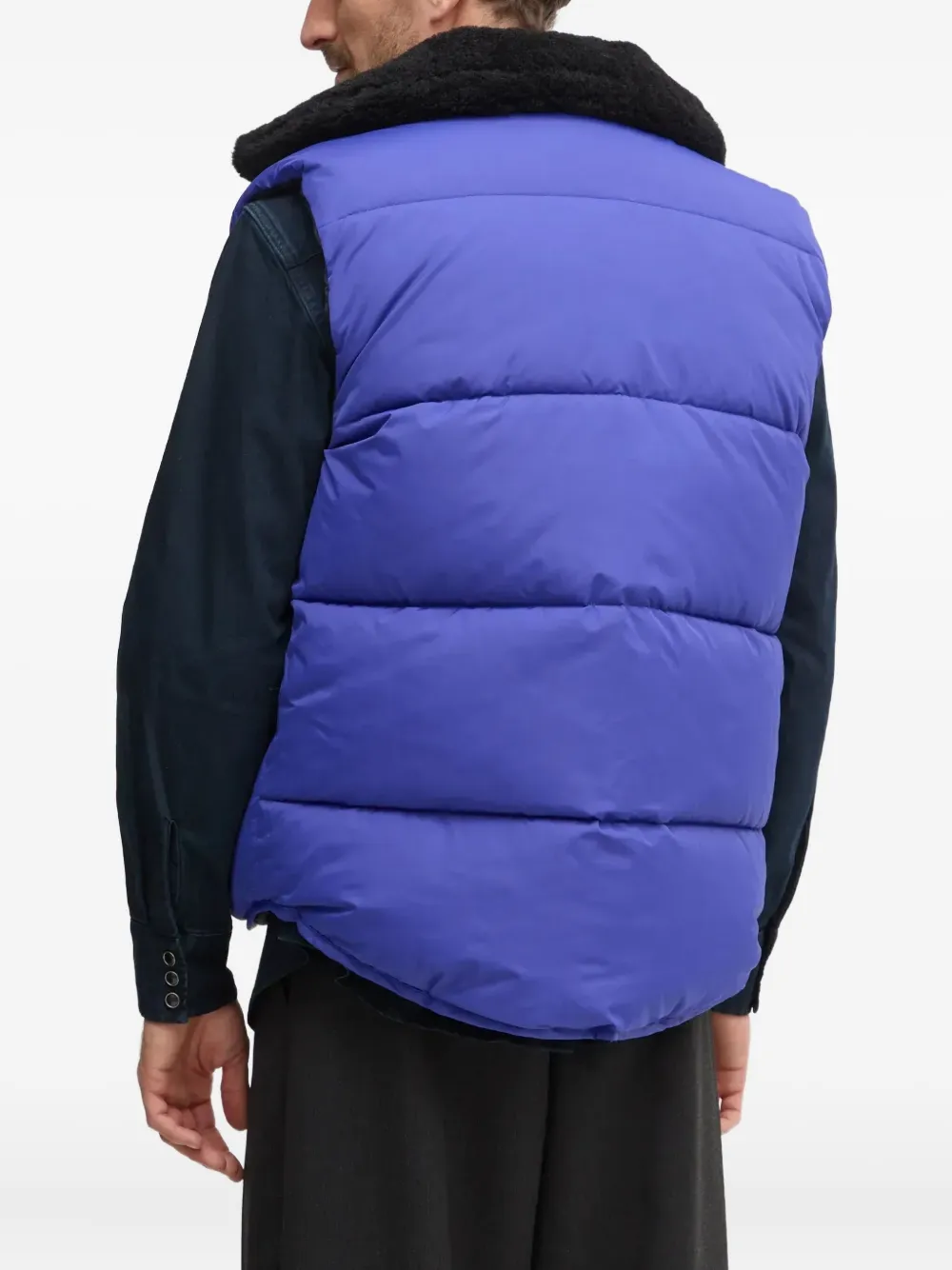 A.P.C. Gewatteerde bodywarmer Zwart