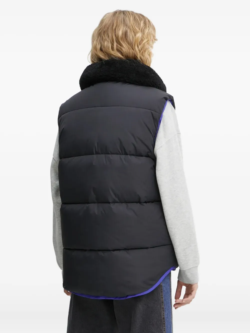 A.P.C. Gewatteerde bodywarmer Zwart
