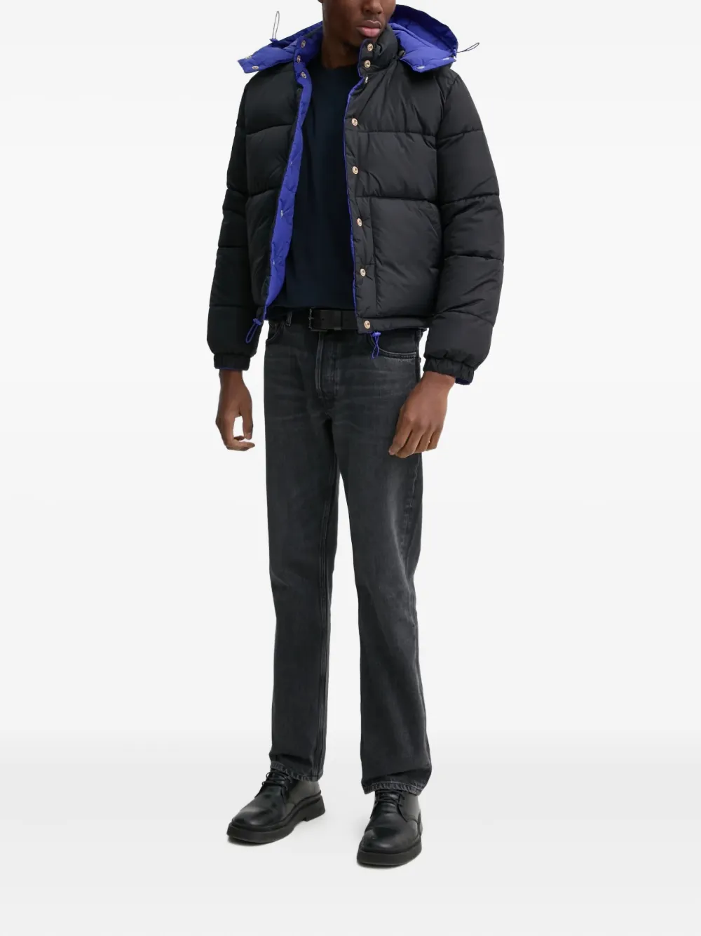 A.P.C. Hooded Puffer Jacket | Black | FARFETCH