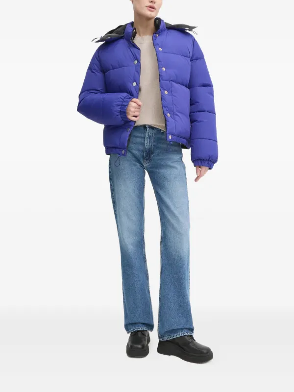 A.P.C. Hooded Puffer Jacket | Black | FARFETCH
