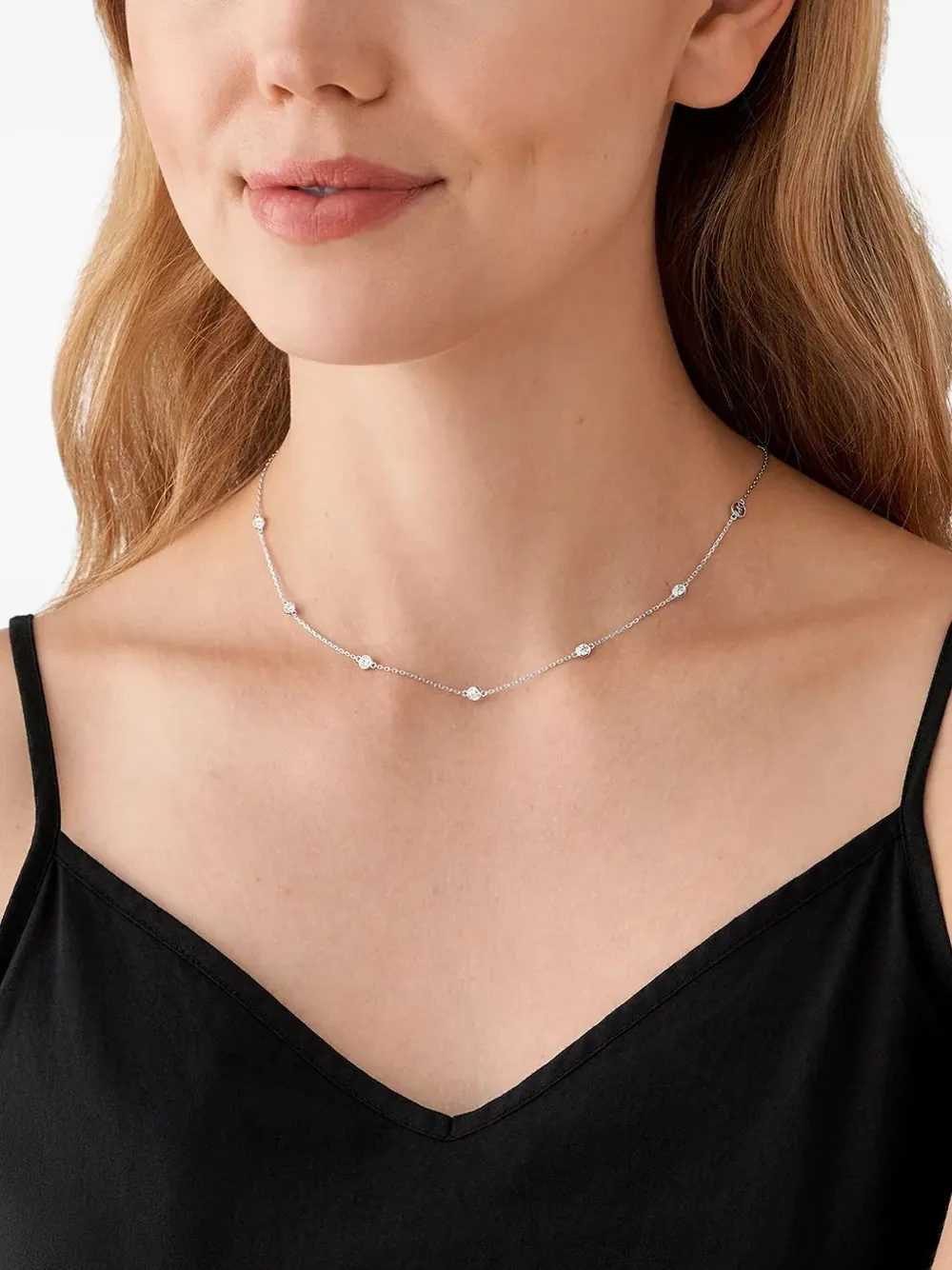 Michael Kors embellished necklace | Silver | Image 1