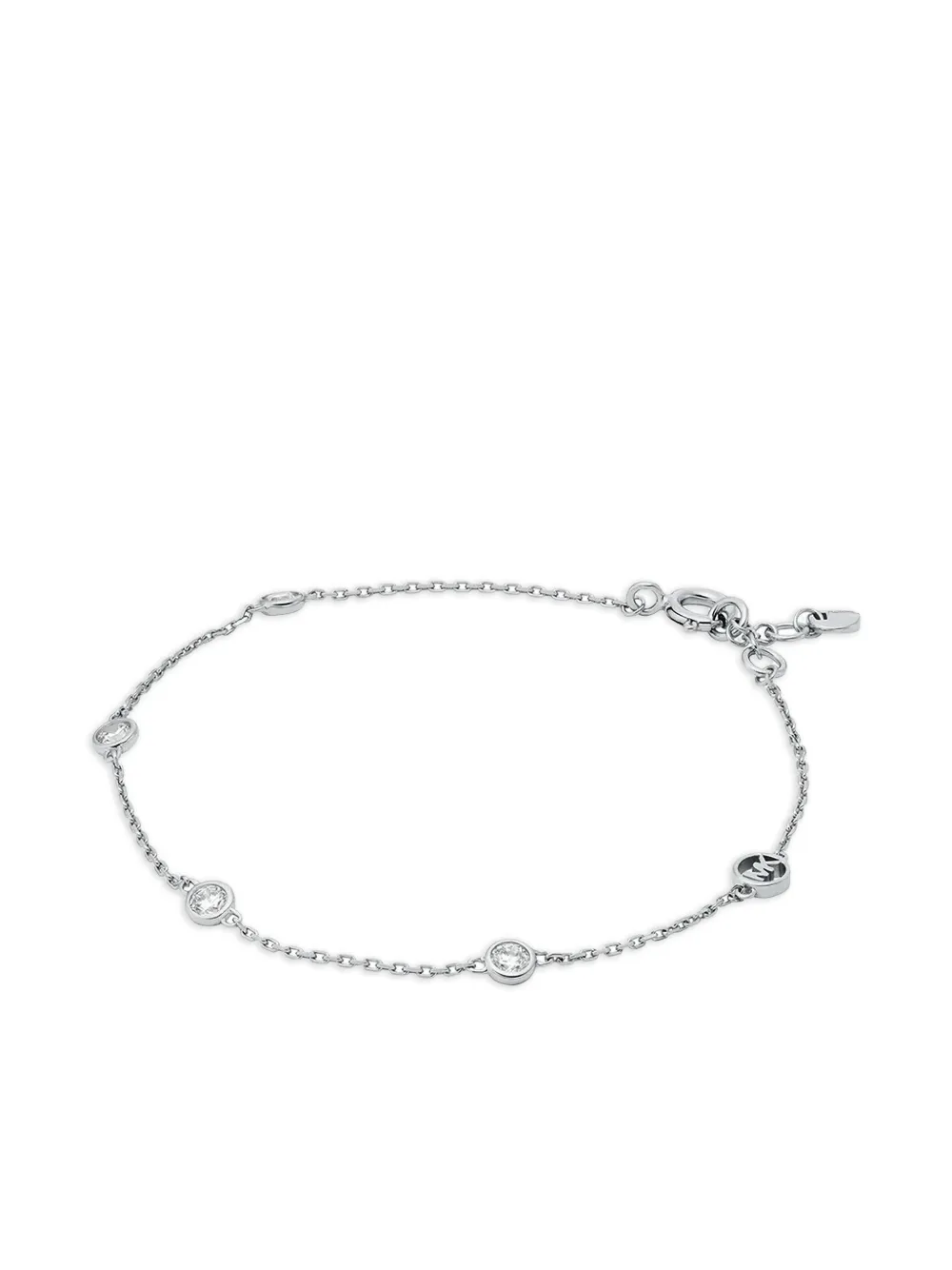 Michael Kors rhinestone bracelet - Silber